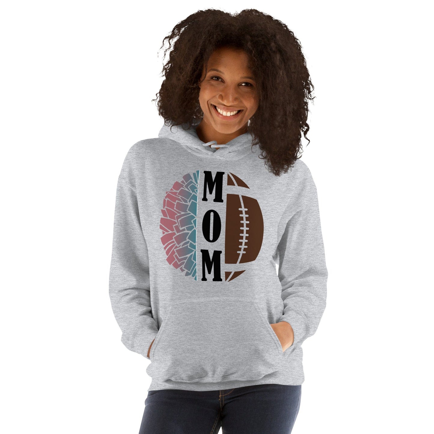 Cheer and Football Mom Hoodie Spirit Gear Collective Hoodie