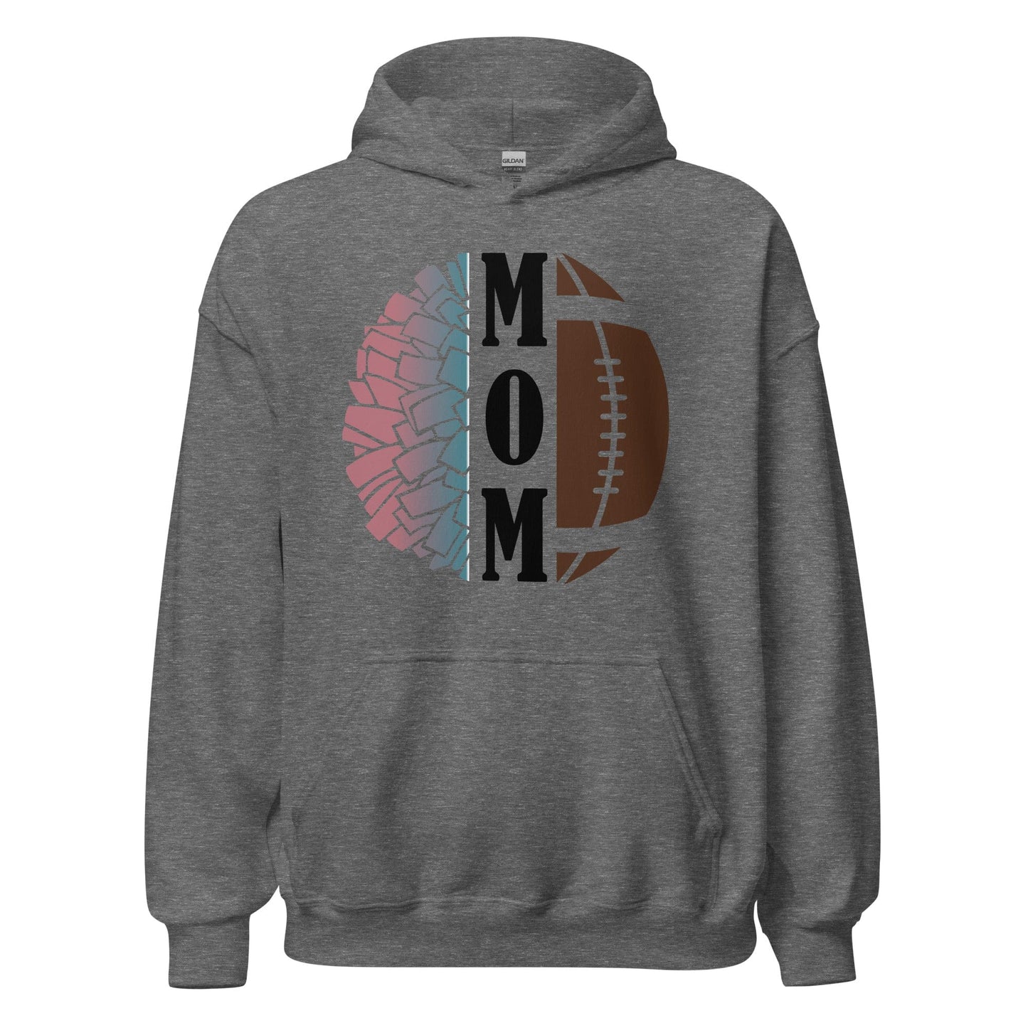 Cheer and Football Mom Hoodie Graphite Heather / S Spirit Gear Collective Hoodie