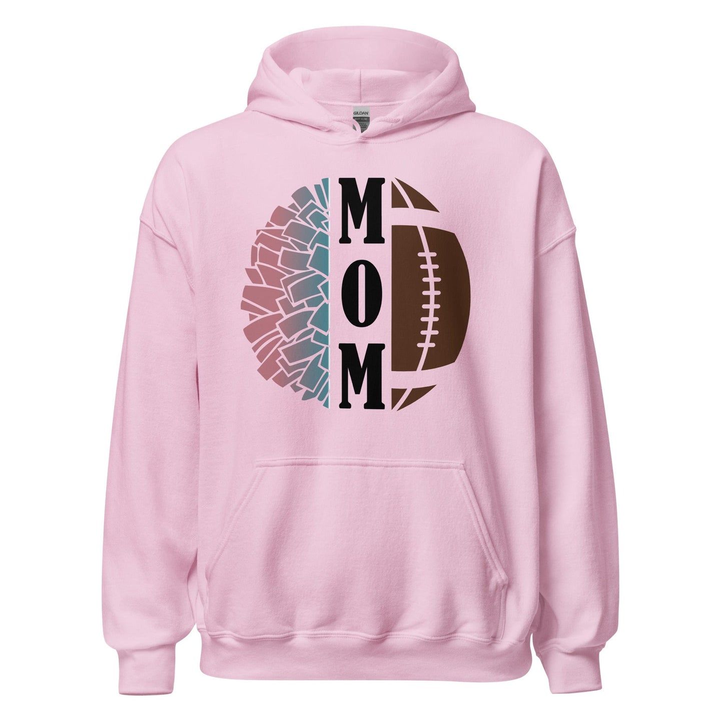 Cheer and Football Mom Hoodie Light Pink / S Spirit Gear Collective Hoodie