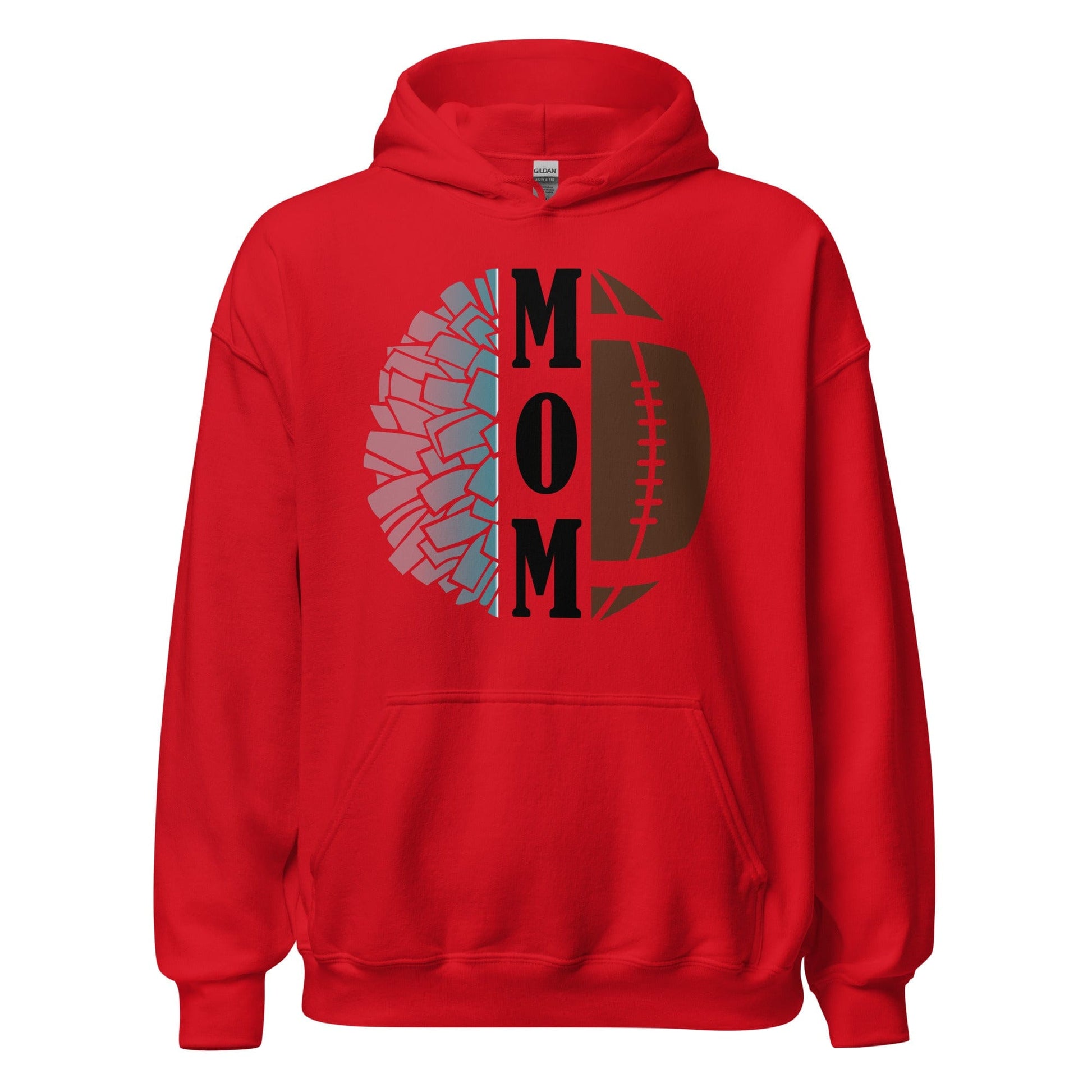 Cheer and Football Mom Hoodie Red / S Spirit Gear Collective Hoodie