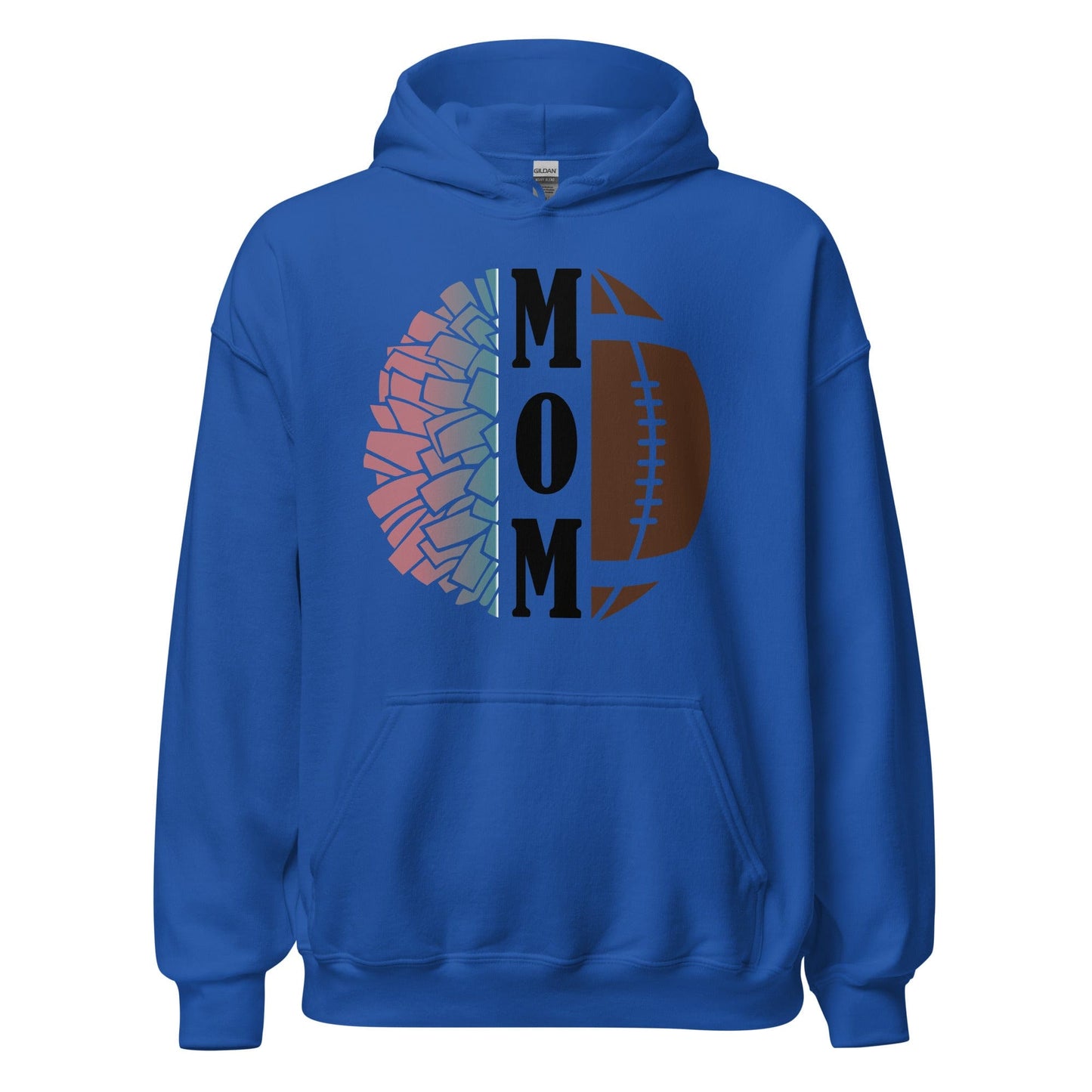 Cheer and Football Mom Hoodie Royal / S Spirit Gear Collective Hoodie