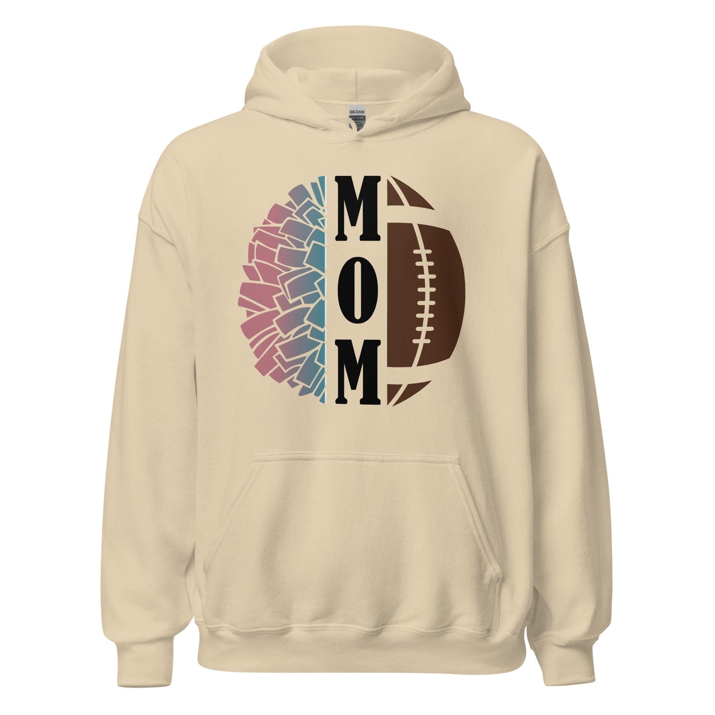 Cheer and Football Mom Hoodie Sand / S Spirit Gear Collective Hoodie