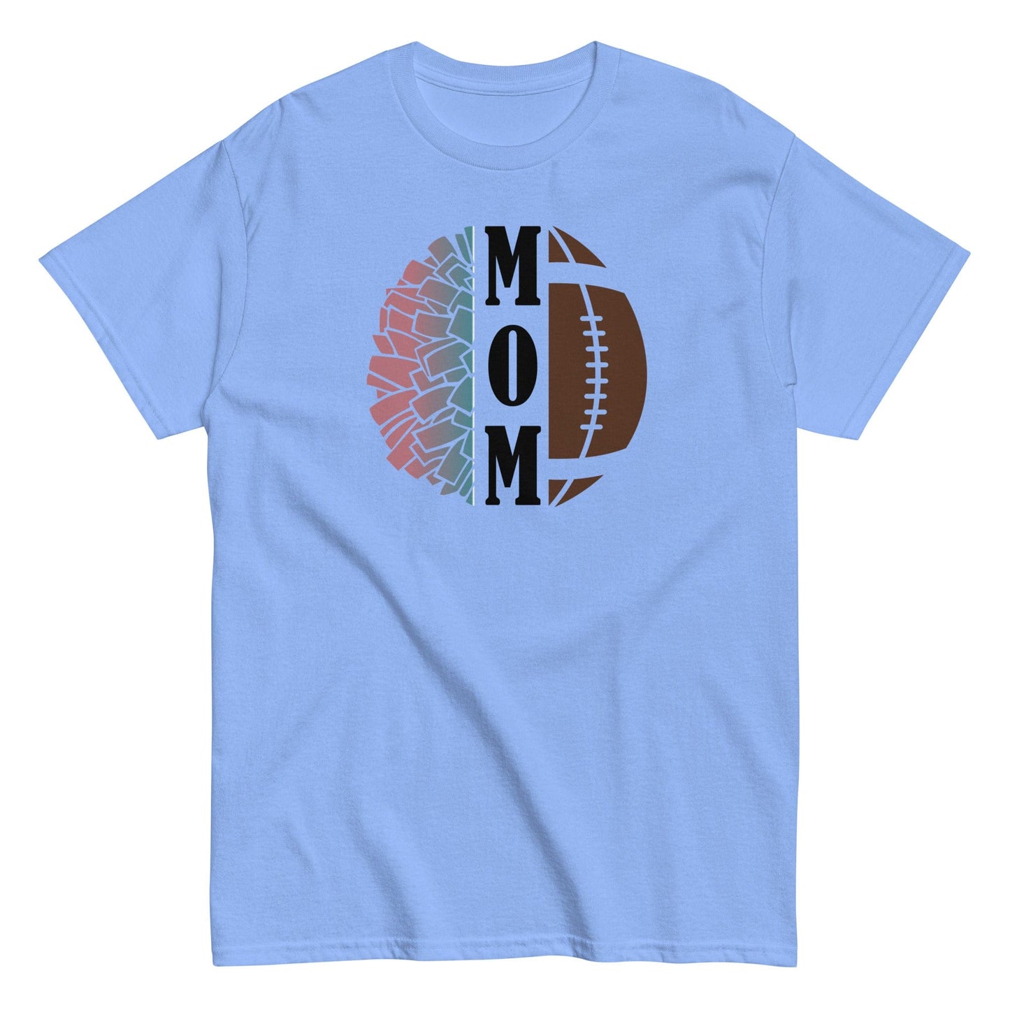 Cheer and Football Mom Shirt Carolina Blue / S Spirit Gear Collective T-Shirt