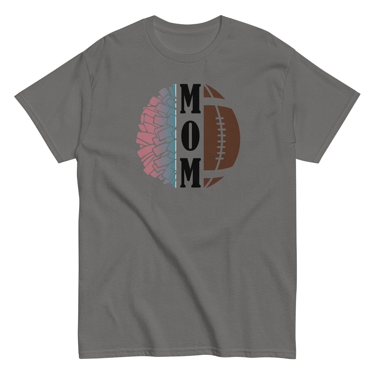 Cheer and Football Mom Shirt Charcoal / S Spirit Gear Collective T-Shirt