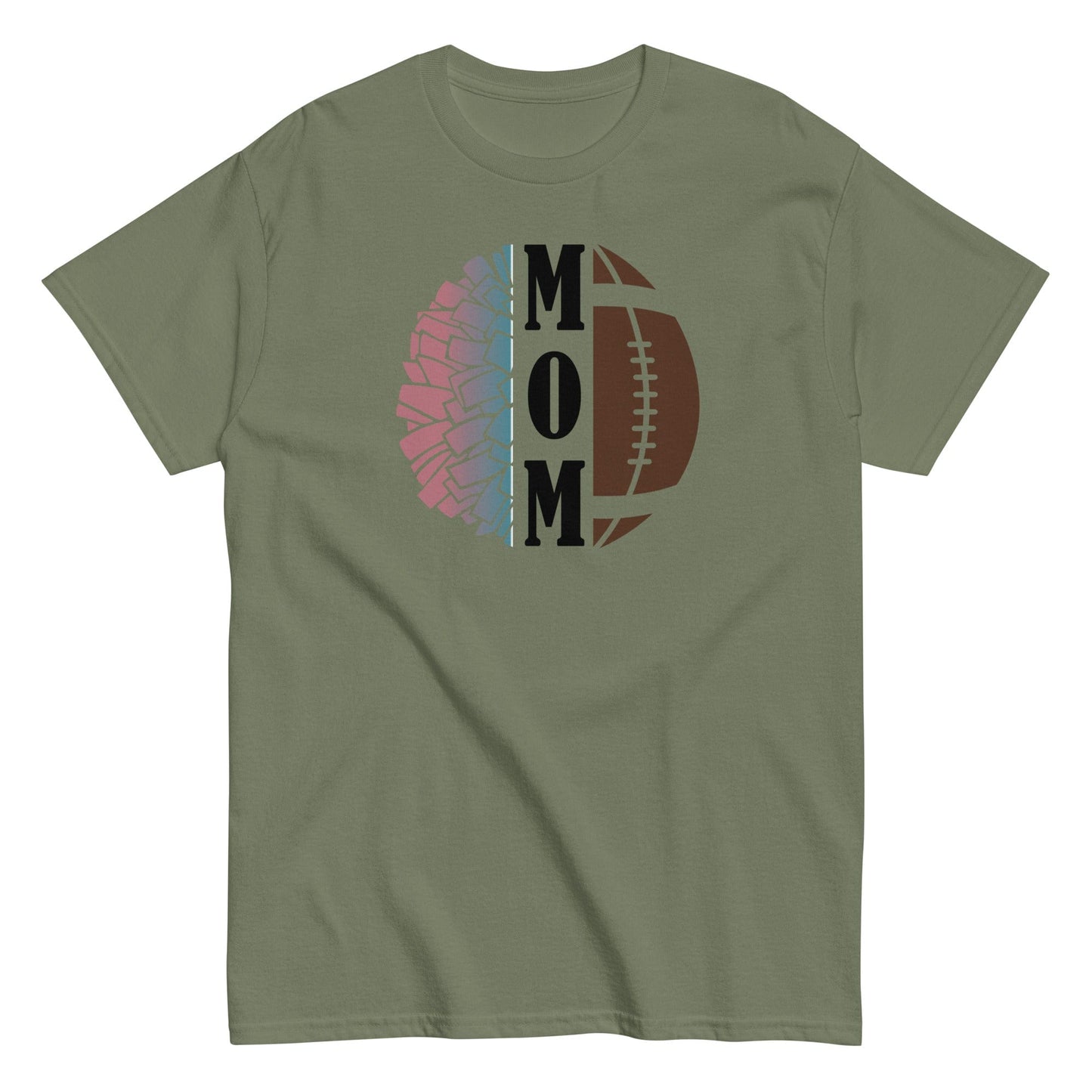 Cheer and Football Mom Shirt Military Green / S Spirit Gear Collective T-Shirt