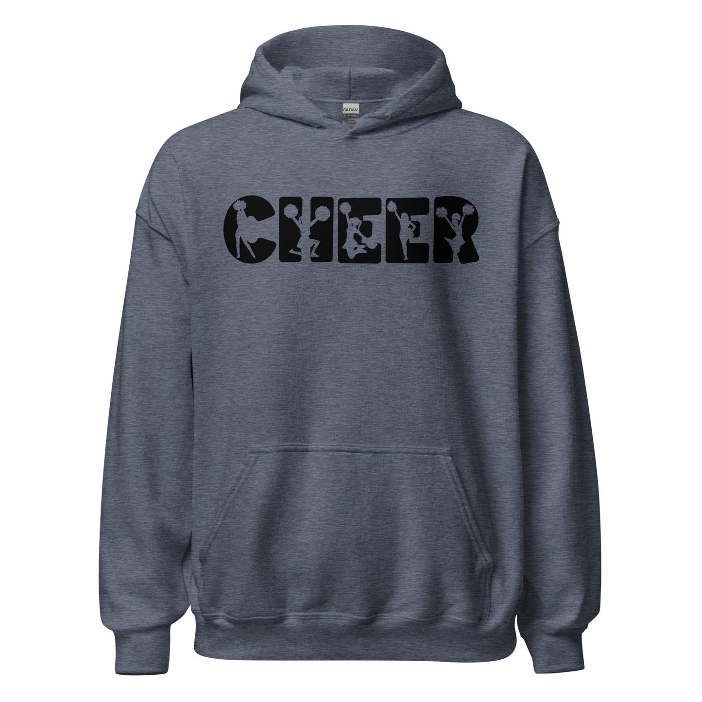 Cheer Graphic Hoodie Heather Sport Dark Navy / S Spirit Gear Collective Hoodie