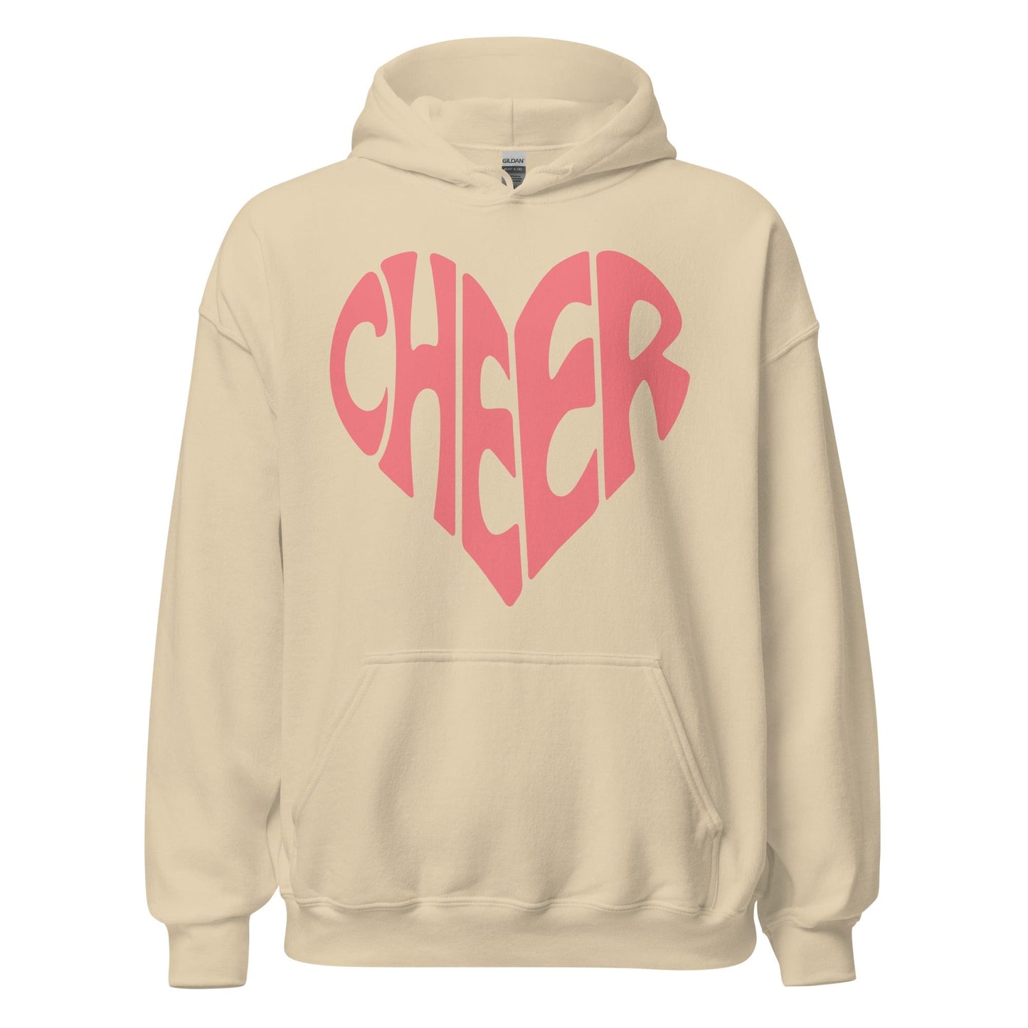 Cheer Graphic Hoodie Sand / S Spirit Gear Collective Hoodie