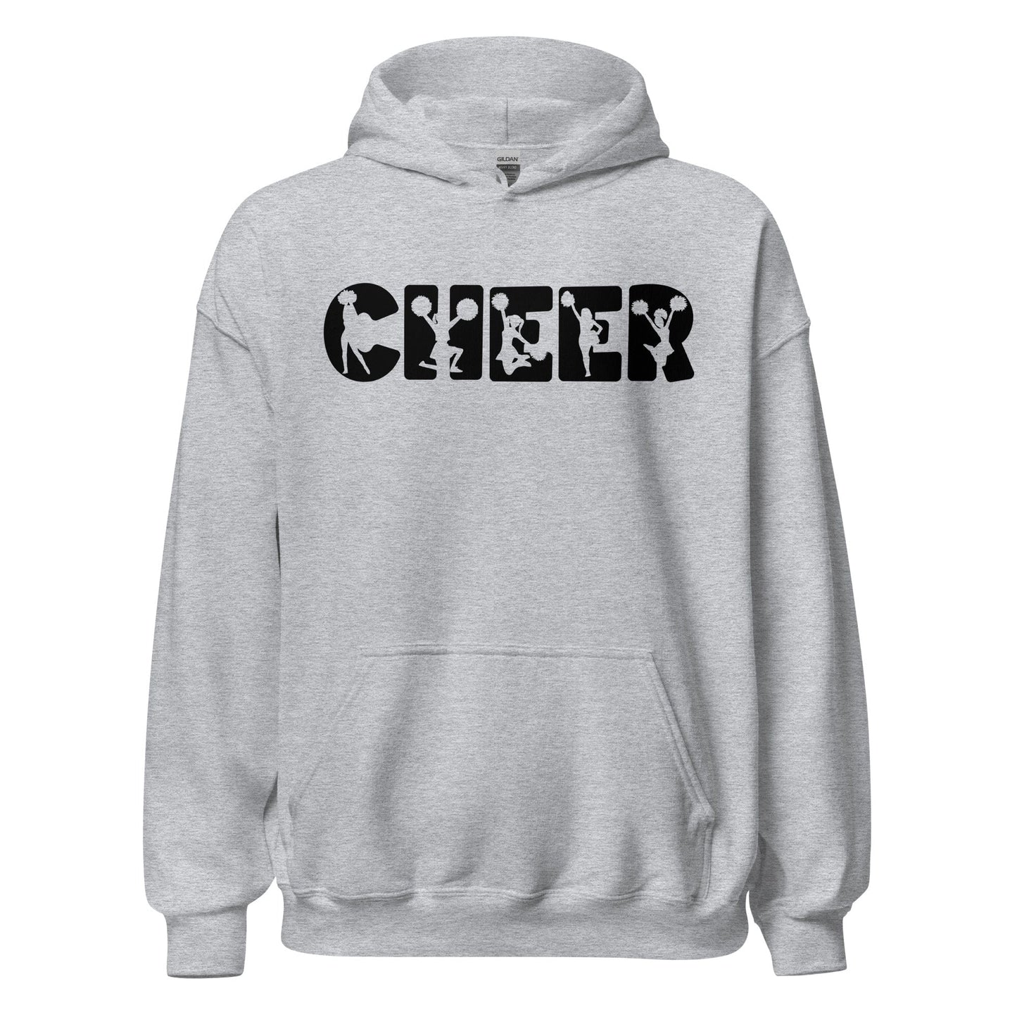 Cheer Graphic Hoodie Sport Grey / S Spirit Gear Collective Hoodie