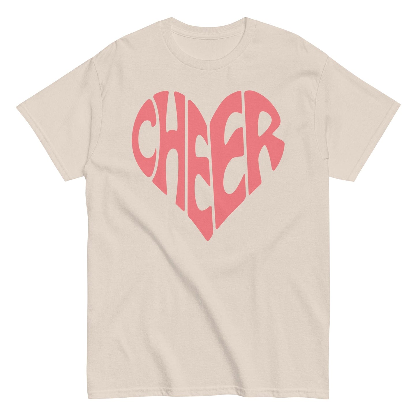 Cheer Graphic Shirt Natural / S Spirit Gear Collective T-Shirt