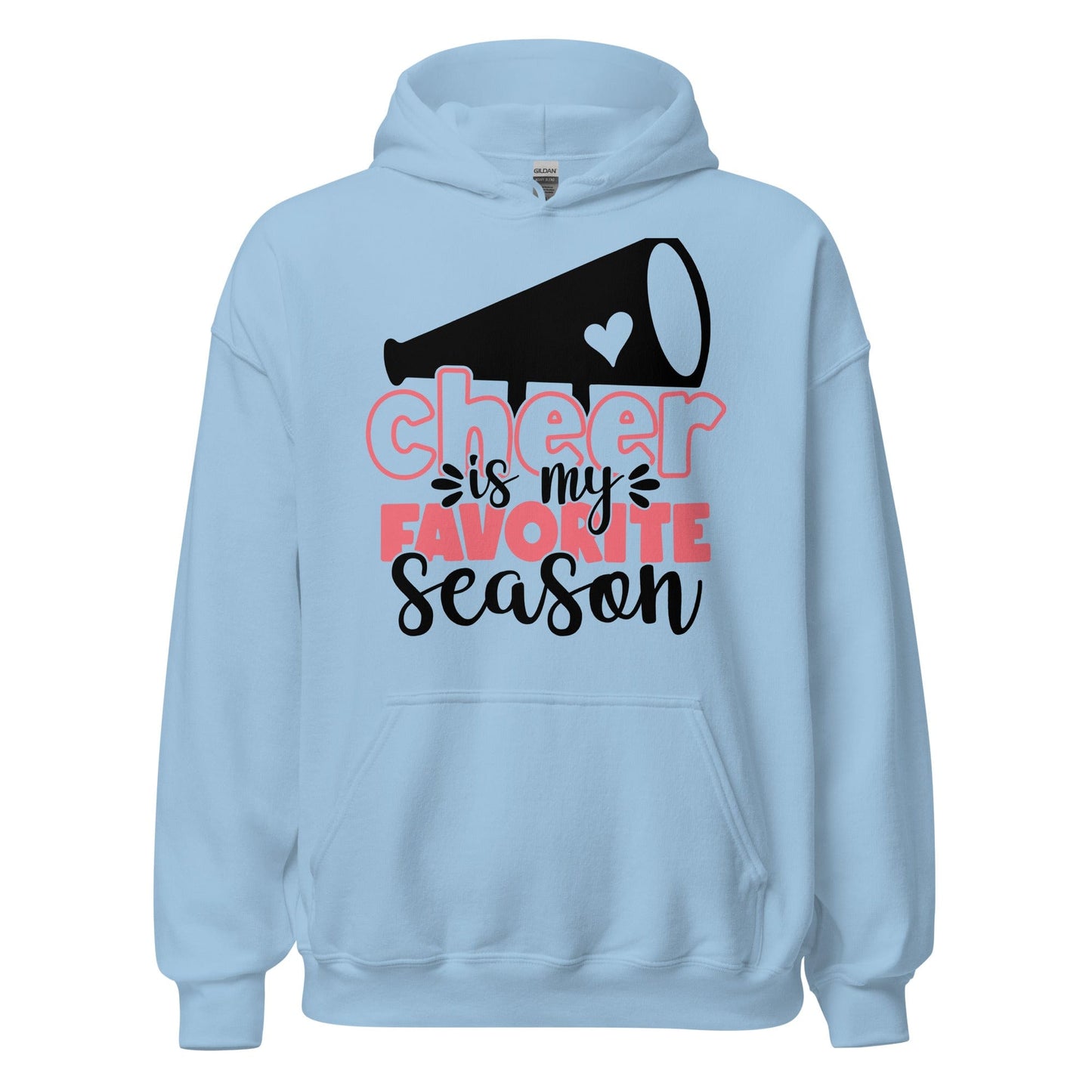 Cheer Is My Favorite Hoodie Light Blue / S Spirit Gear Collective Hoodie