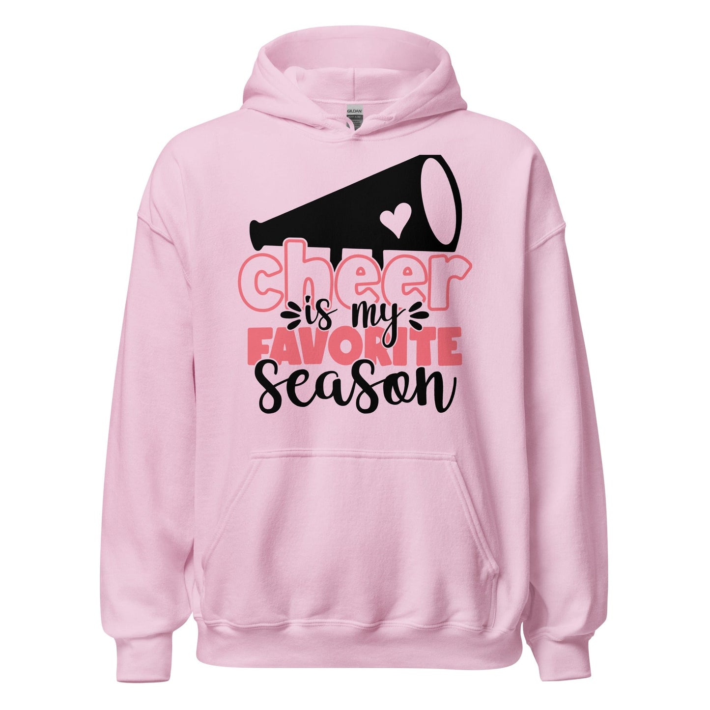 Cheer Is My Favorite Hoodie Light Pink / S Spirit Gear Collective Hoodie