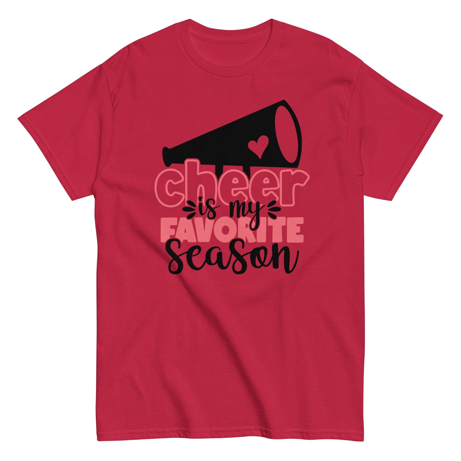 Cheer Is My Favorite Season Shirt Cardinal / S Spirit Gear Collective T-Shirt