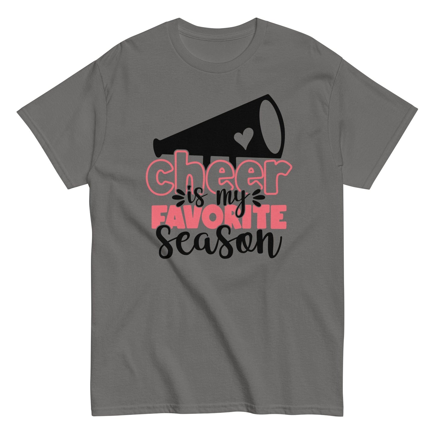 Cheer Is My Favorite Season Shirt Charcoal / S Spirit Gear Collective T-Shirt