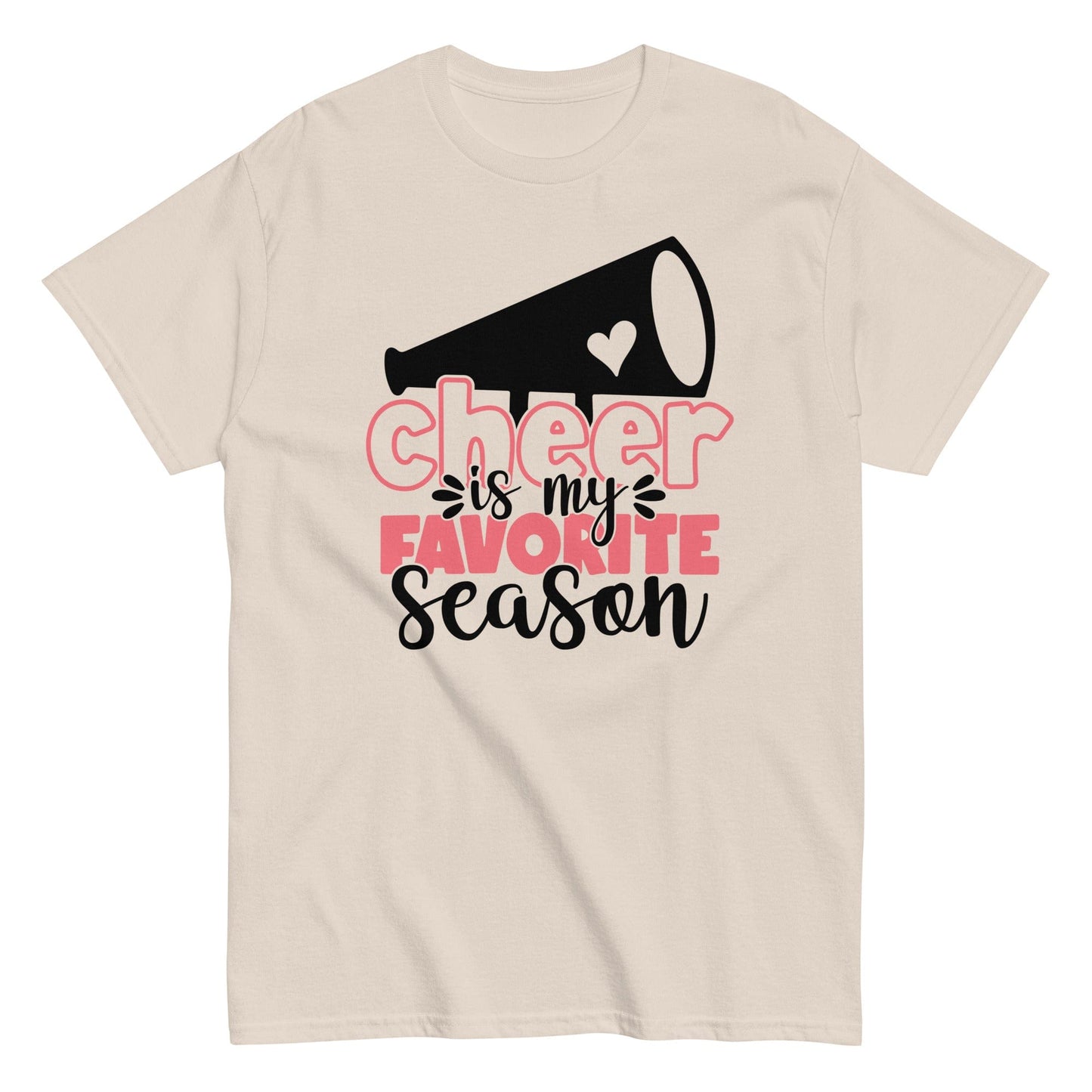 Cheer Is My Favorite Season Shirt Natural / S Spirit Gear Collective T-Shirt