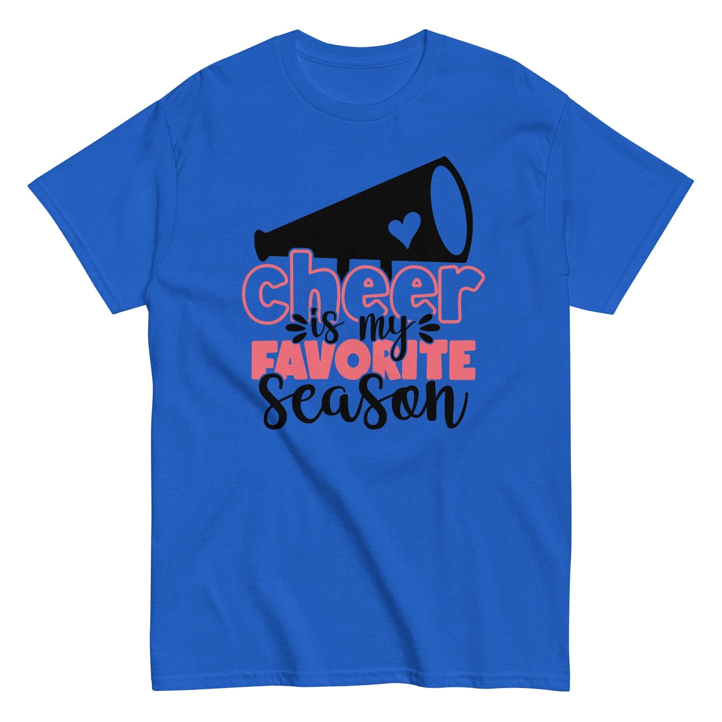 Cheer Is My Favorite Season Shirt Royal / S Spirit Gear Collective T-Shirt