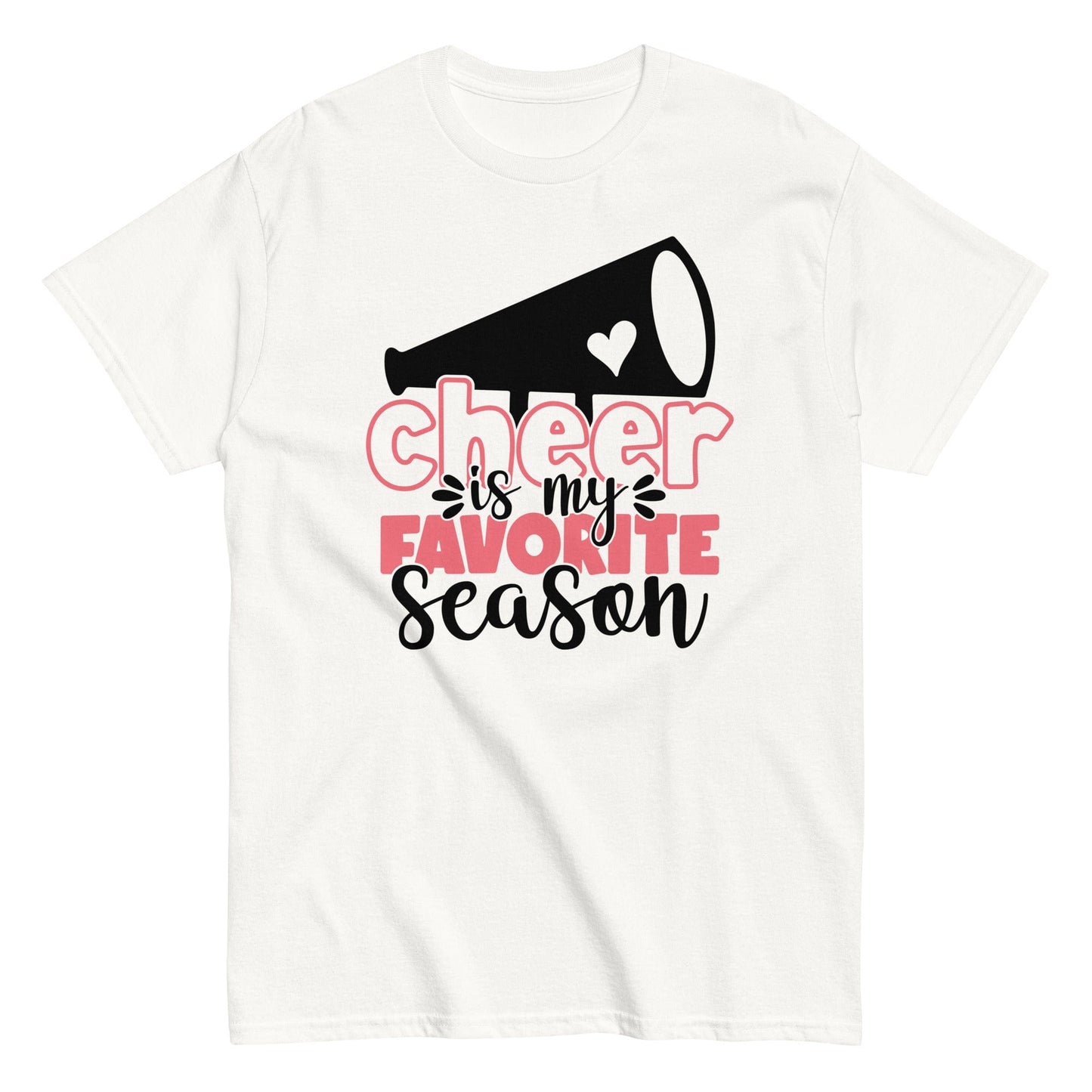 Cheer Is My Favorite Season Shirt White / S Spirit Gear Collective T-Shirt