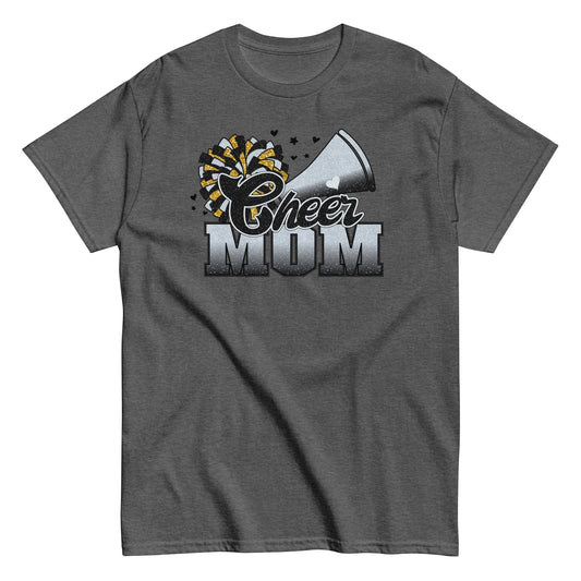 Cheer Mom (Black and Silver) Dark Heather / S Spirit Gear Collective T-Shirt