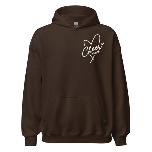 Cheer Mom Hoodie Dark Chocolate / S Spirit Gear Collective Hoodie