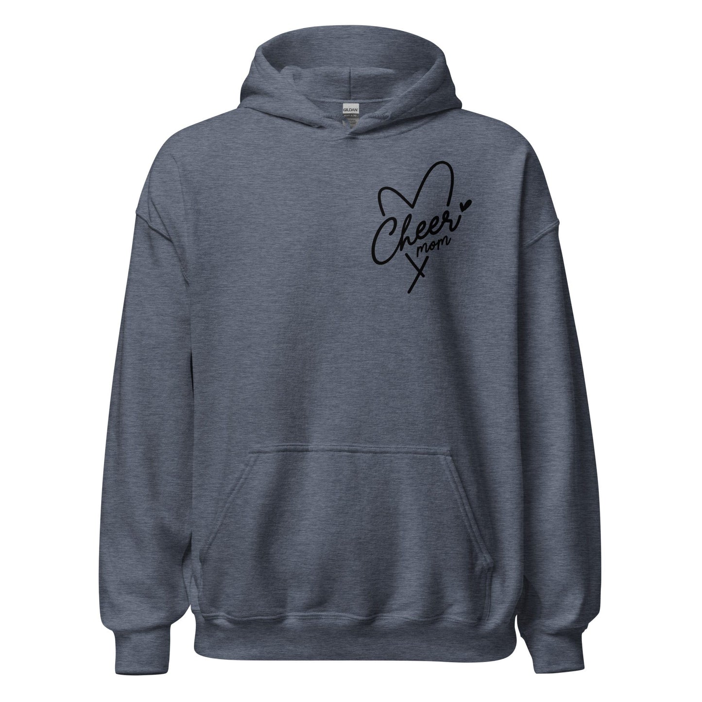 Cheer Mom Hoodie Heather Sport Dark Navy / S Spirit Gear Collective Hoodie