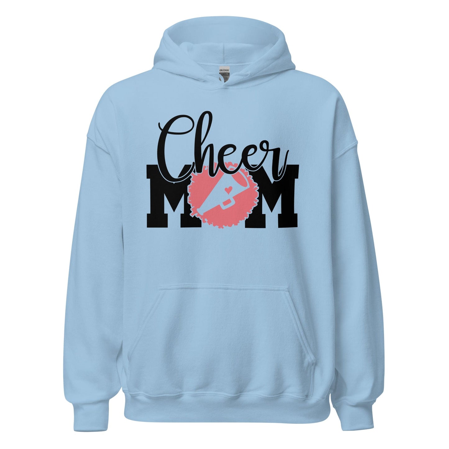 Cheer Mom Hoodie Light Blue / S Spirit Gear Collective Hoodie