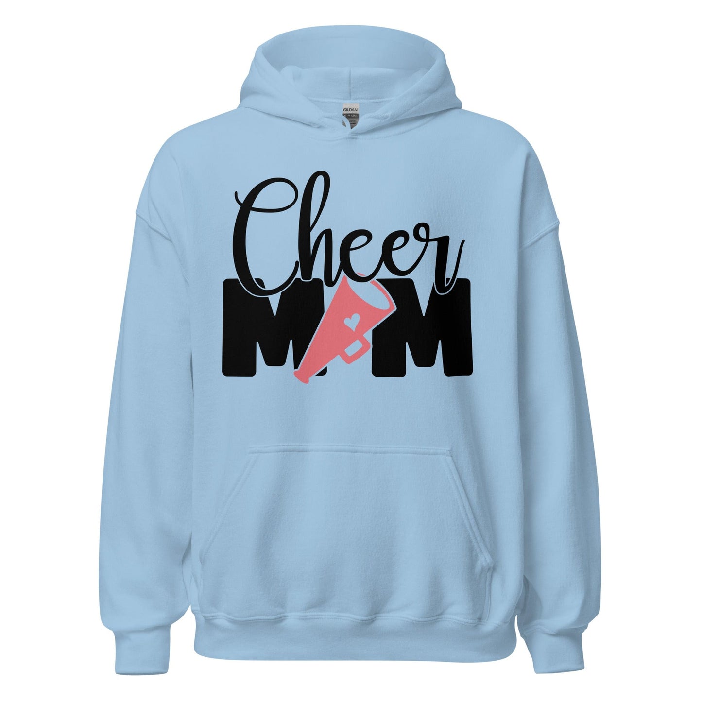 Cheer Mom Hoodie Light Blue / S Spirit Gear Collective Hoodie