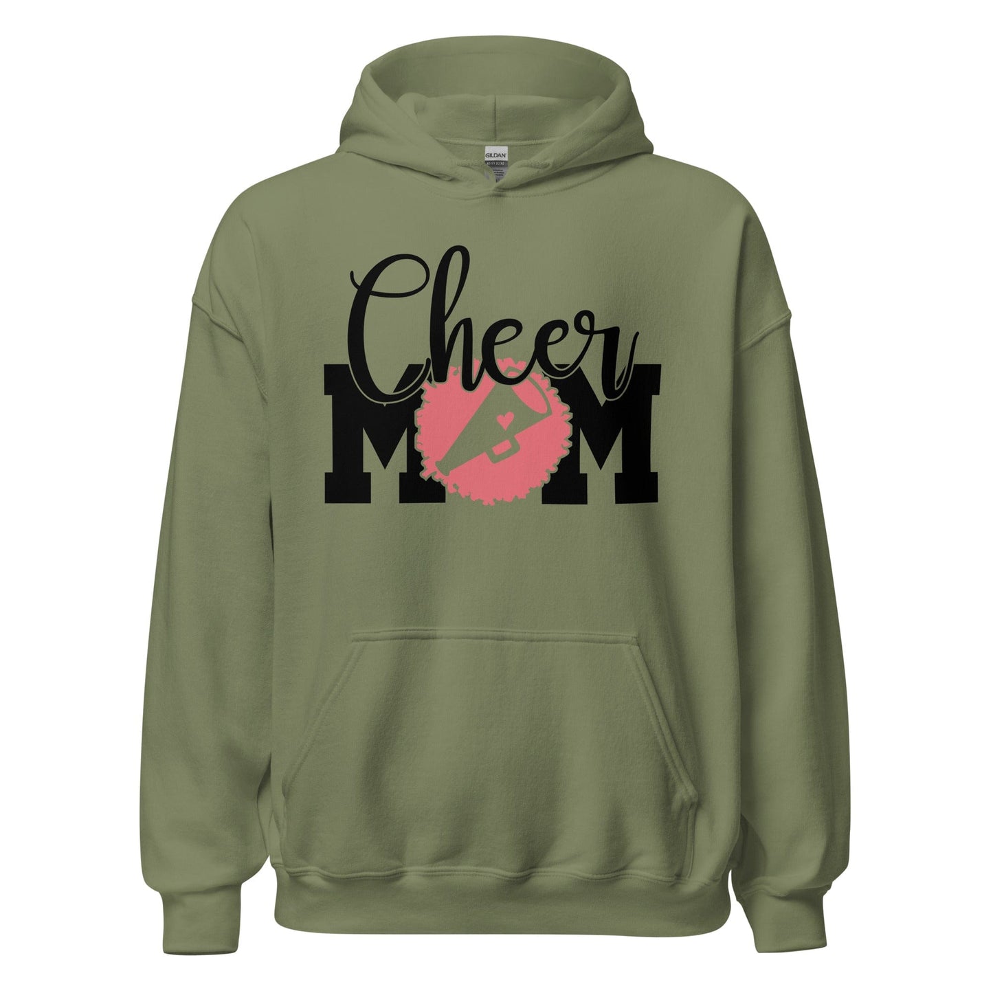 Cheer Mom Hoodie Military Green / S Spirit Gear Collective Hoodie