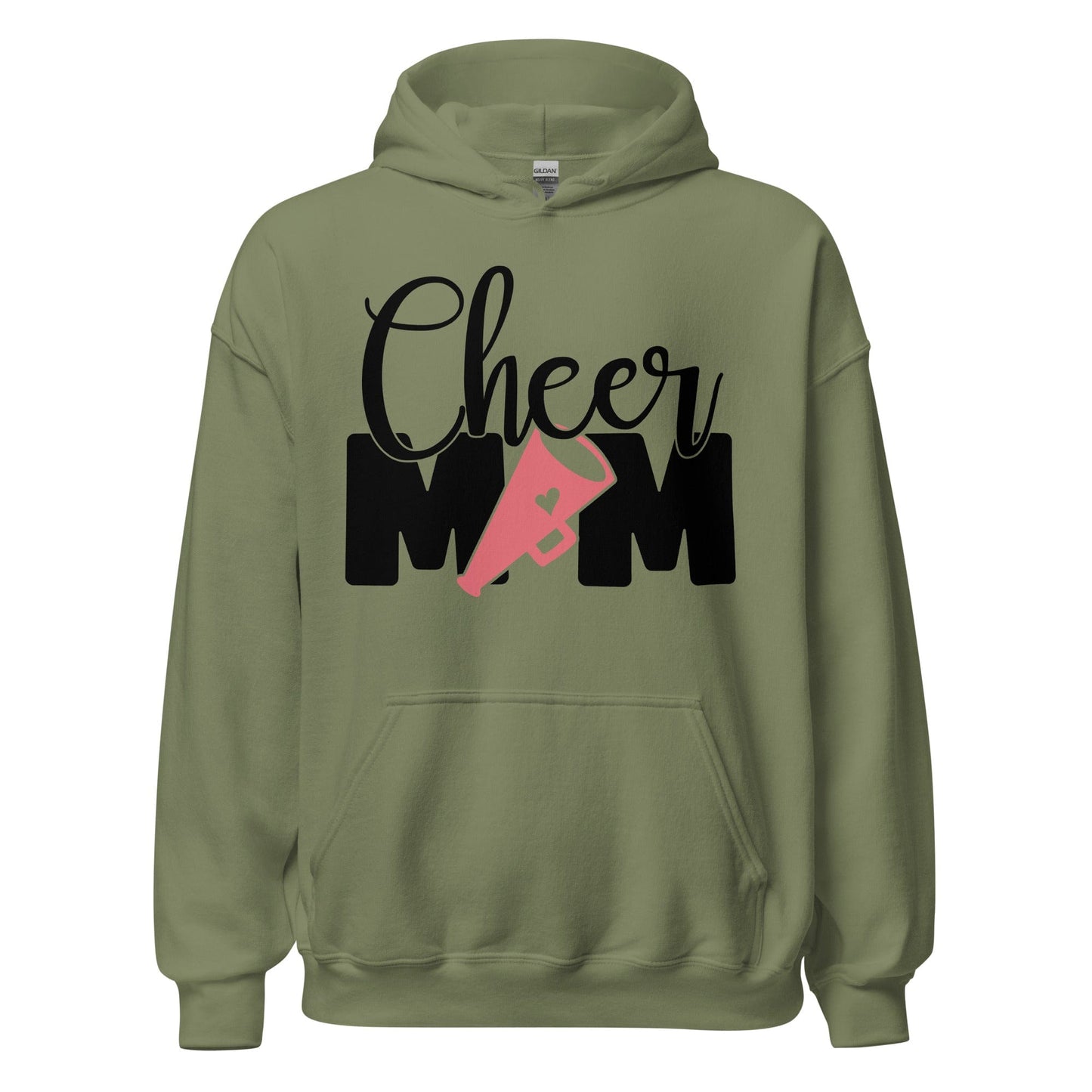 Cheer Mom Hoodie Military Green / S Spirit Gear Collective Hoodie