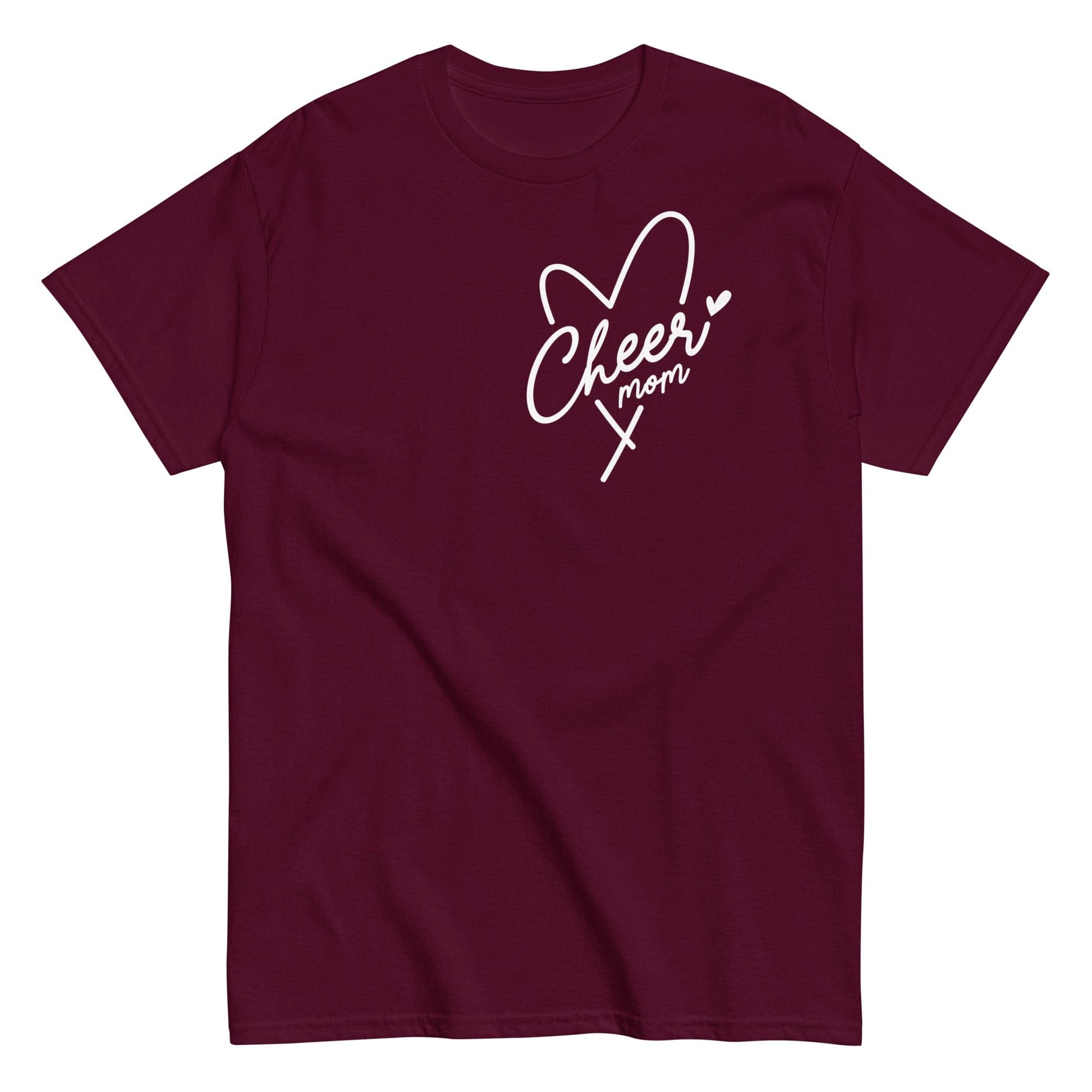 Cheer Mom Shirt Maroon / S Spirit Gear Collective T-Shirt