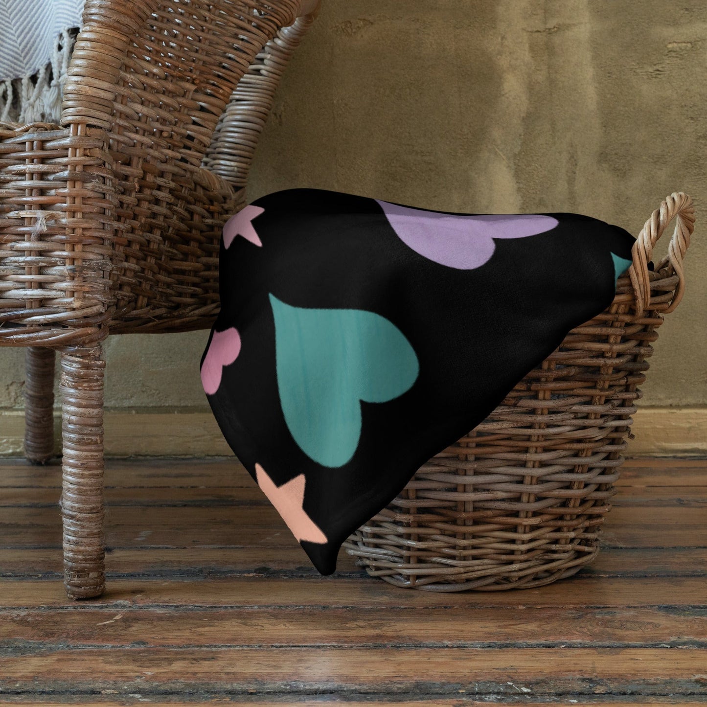 Cheer Throw Blanket on Black – Cheerleader Gift, Soft Cozy Blanket, Cheer Decor 60″×80″ Spirit Gear Collective Cheer Blanket