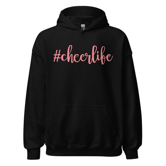 #CheerLife Hoodie Black / S Spirit Gear Collective Hoodie