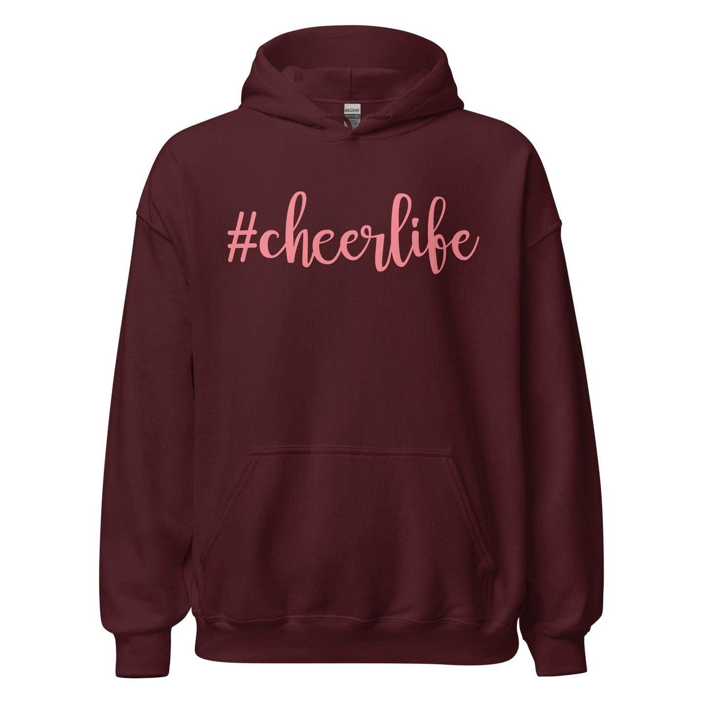 #CheerLife Hoodie Maroon / S Spirit Gear Collective Hoodie