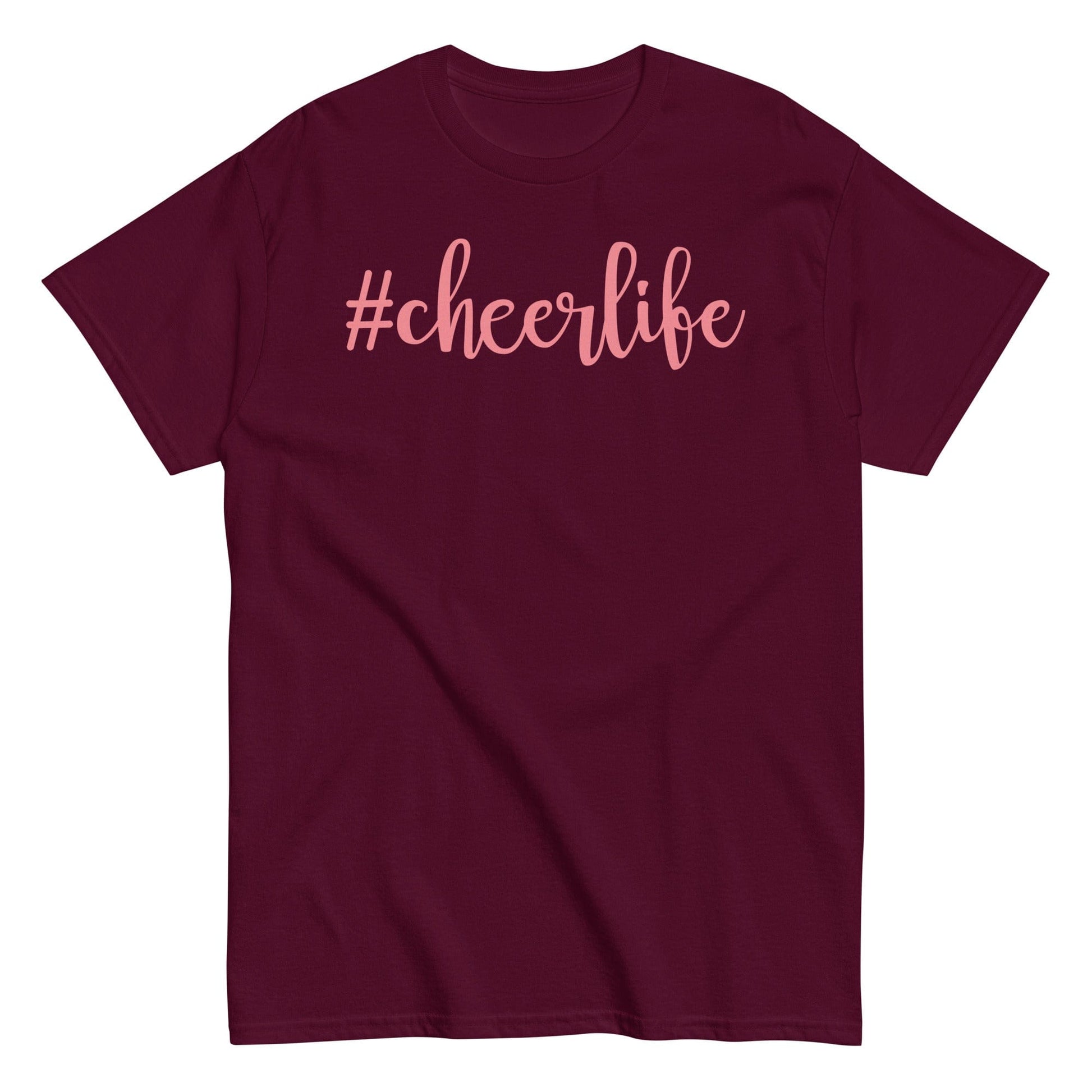 #CheerLife Shirt Maroon / S Spirit Gear Collective T-Shirt