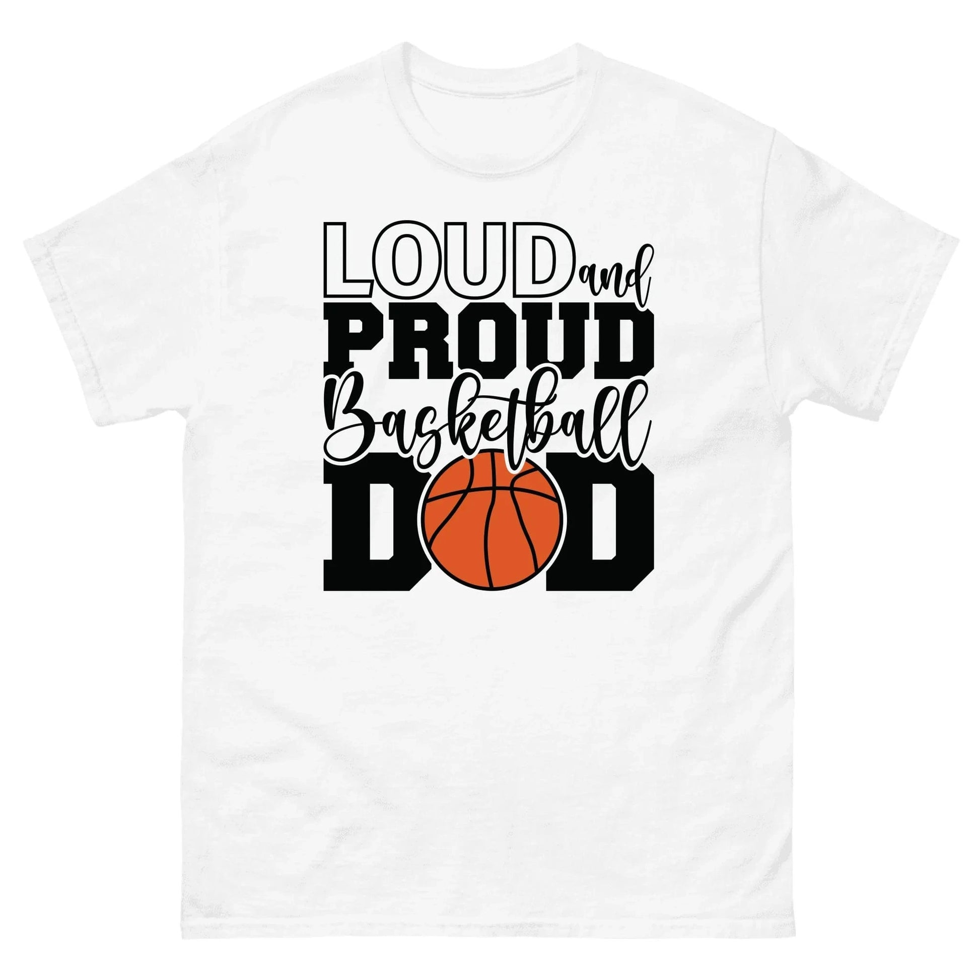 Custom Basketball Dad TShirt Spirit Gear Collective Custom Basketball Dad Shirt