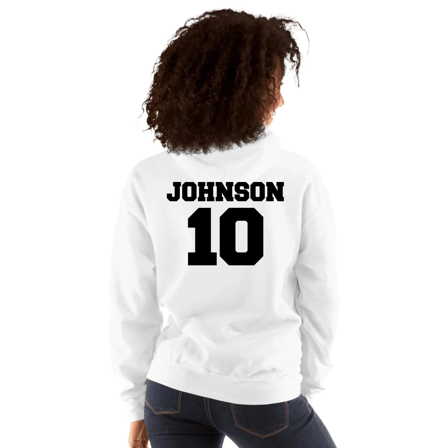 Custom Basketball Mom Hoodie - Personalized Name & Jersey Number | Choose Front Graphic, Font & Color Spirit Gear Collective Custom Hoodie