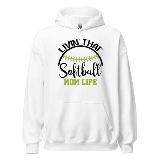 Custom Softball Mom Hoodie Custom Softball Mom Hoodie / Ash / S Spirt Gear Collective Custom Softball Mom Hoodie