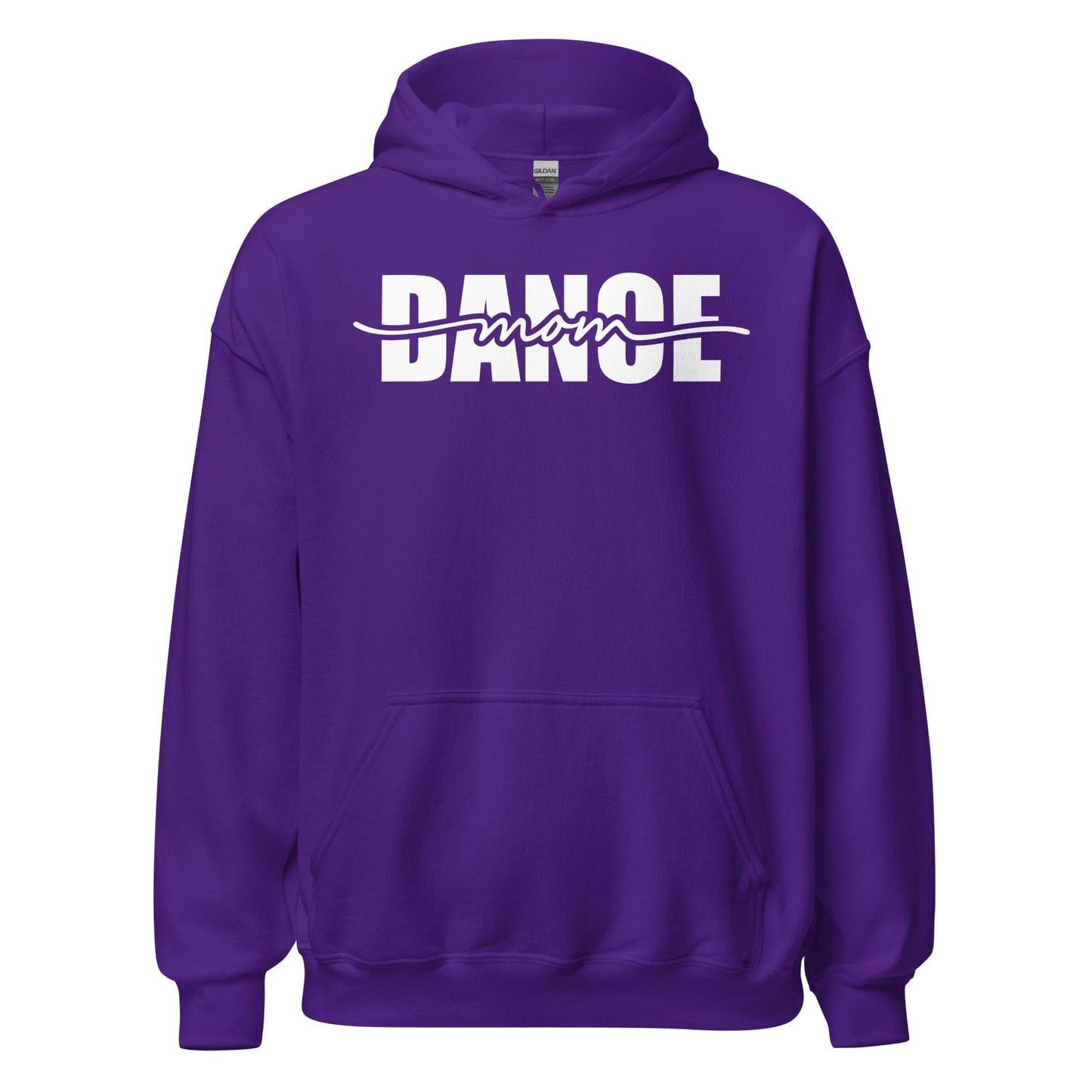 Dance Mom Graphic Hoodie – Strikethrough Style Tee Purple / S Spirit Gear Collective Hoodie