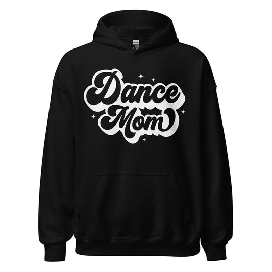 Dance Mom Hoodie – Cozy Retro Script Sweatshirt for Dance Season Black / S Spirit Gear Collective