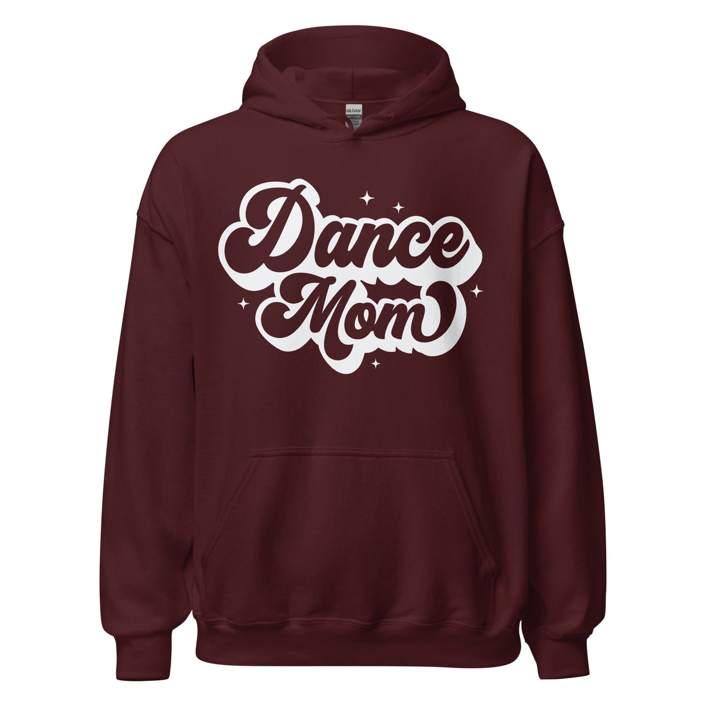 Dance Mom Hoodie – Cozy Retro Script Sweatshirt for Dance Season Maroon / S Spirit Gear Collective