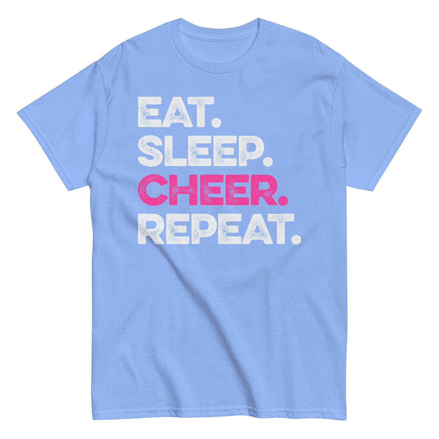 Eat Sleep Cheer Repeat Carolina Blue / S Spirit Gear Collective T-Shirt