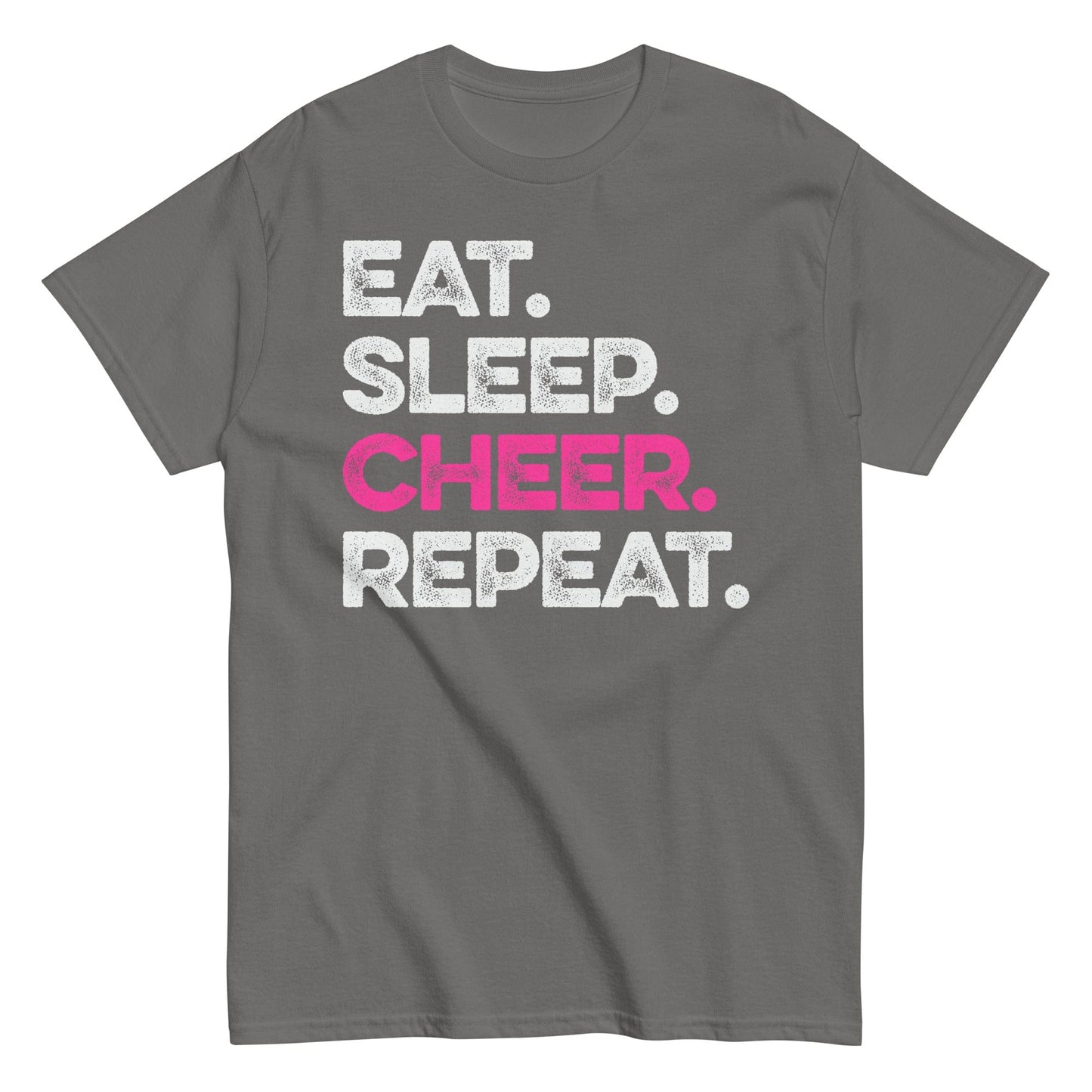 Eat Sleep Cheer Repeat Charcoal / S Spirit Gear Collective T-Shirt