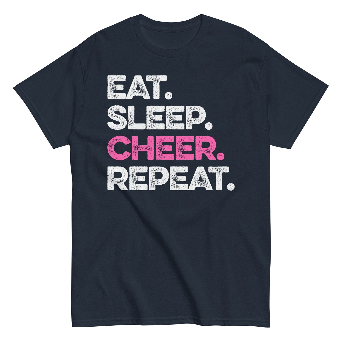 Eat Sleep Cheer Repeat Navy / S Spirit Gear Collective T-Shirt