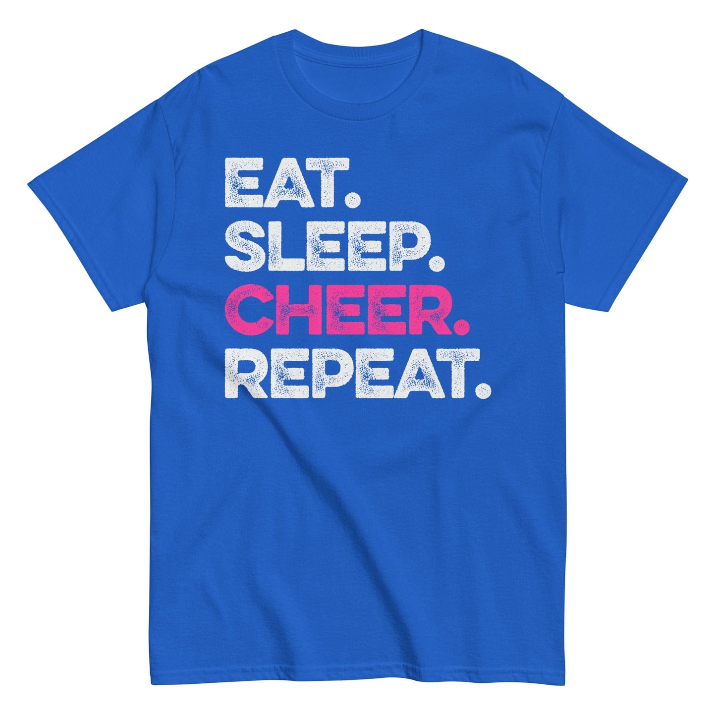 Eat Sleep Cheer Repeat Royal / S Spirit Gear Collective T-Shirt