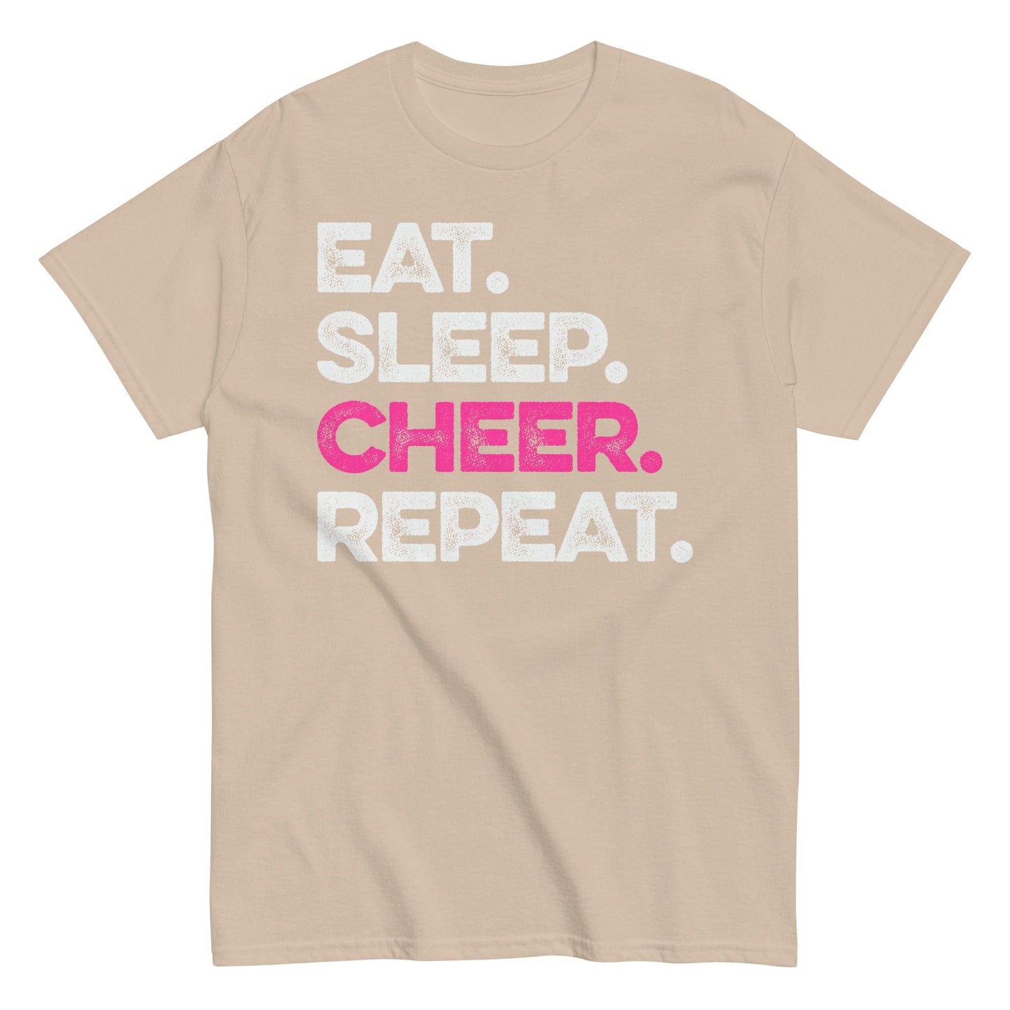 Eat Sleep Cheer Repeat Sand / S Spirit Gear Collective T-Shirt