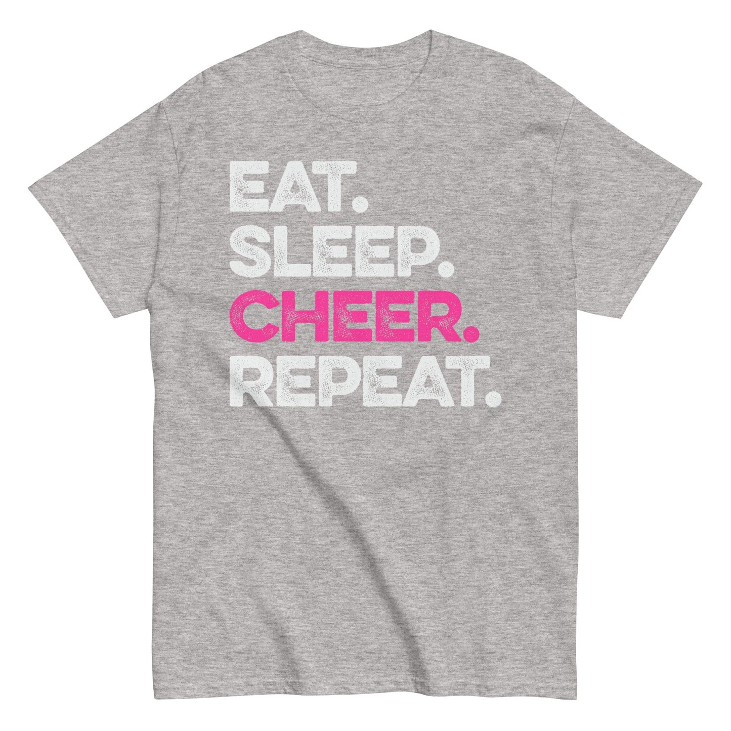 Eat Sleep Cheer Repeat Sport Grey / S Spirit Gear Collective T-Shirt