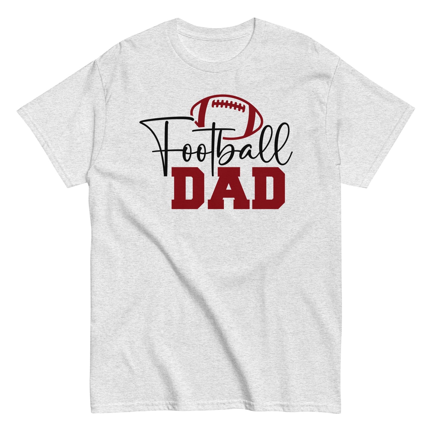 Football Dad Graphic Tee – Stylish Game Day Shirt for Proud Sports Dads Ash / S Spirit Gear Collective T-Shirt