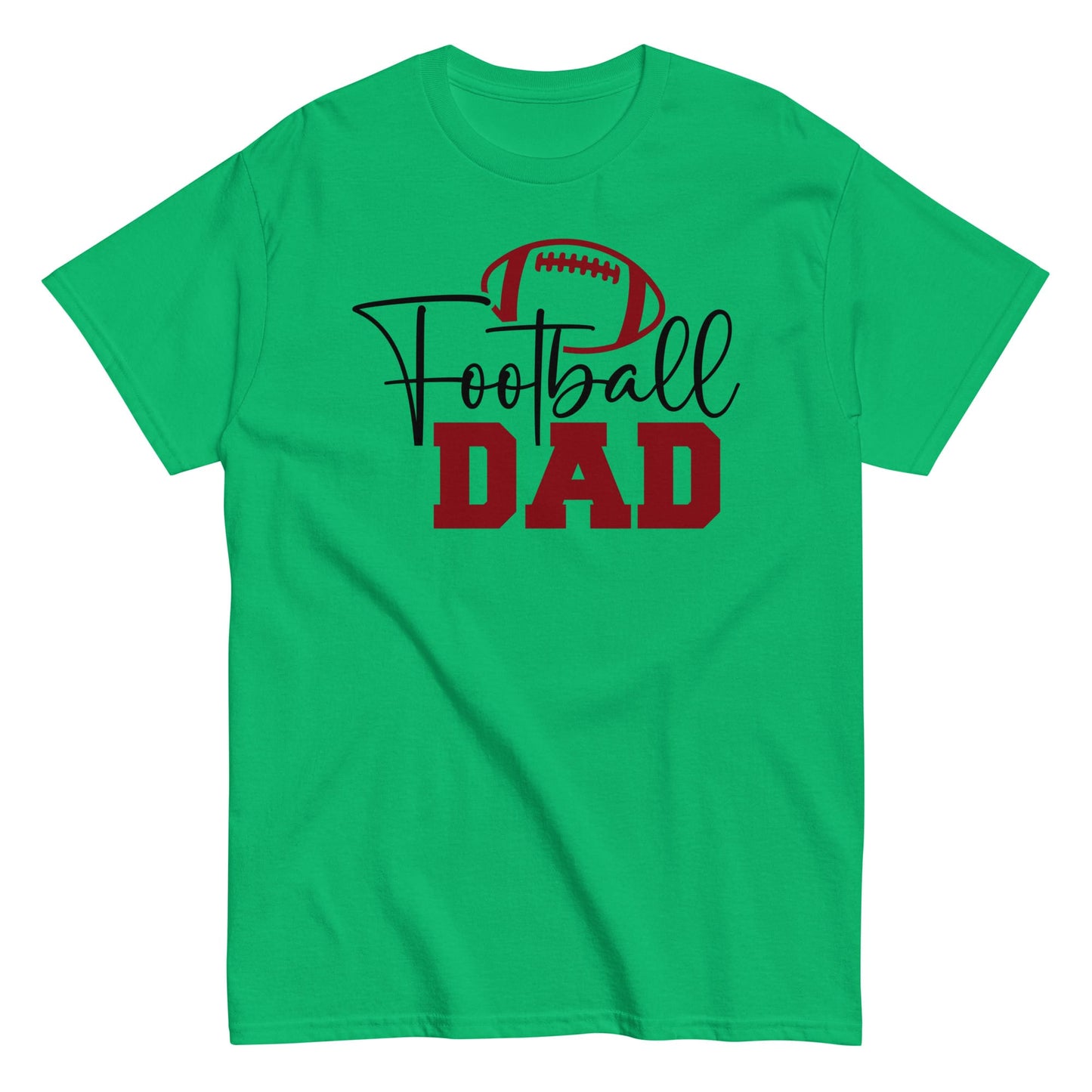Football Dad Graphic Tee – Stylish Game Day Shirt for Proud Sports Dads Irish Green / S Spirit Gear Collective T-Shirt