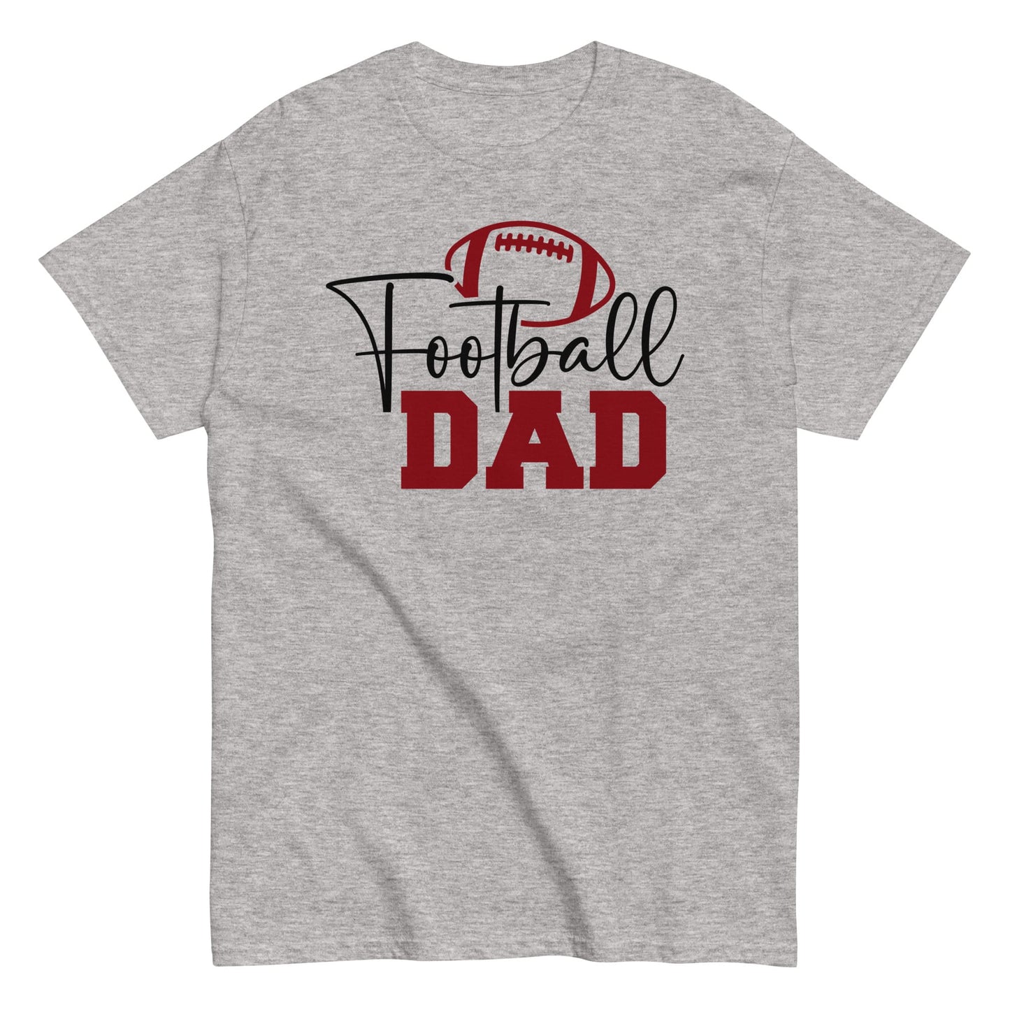 Football Dad Graphic Tee – Stylish Game Day Shirt for Proud Sports Dads Sport Grey / S Spirit Gear Collective T-Shirt