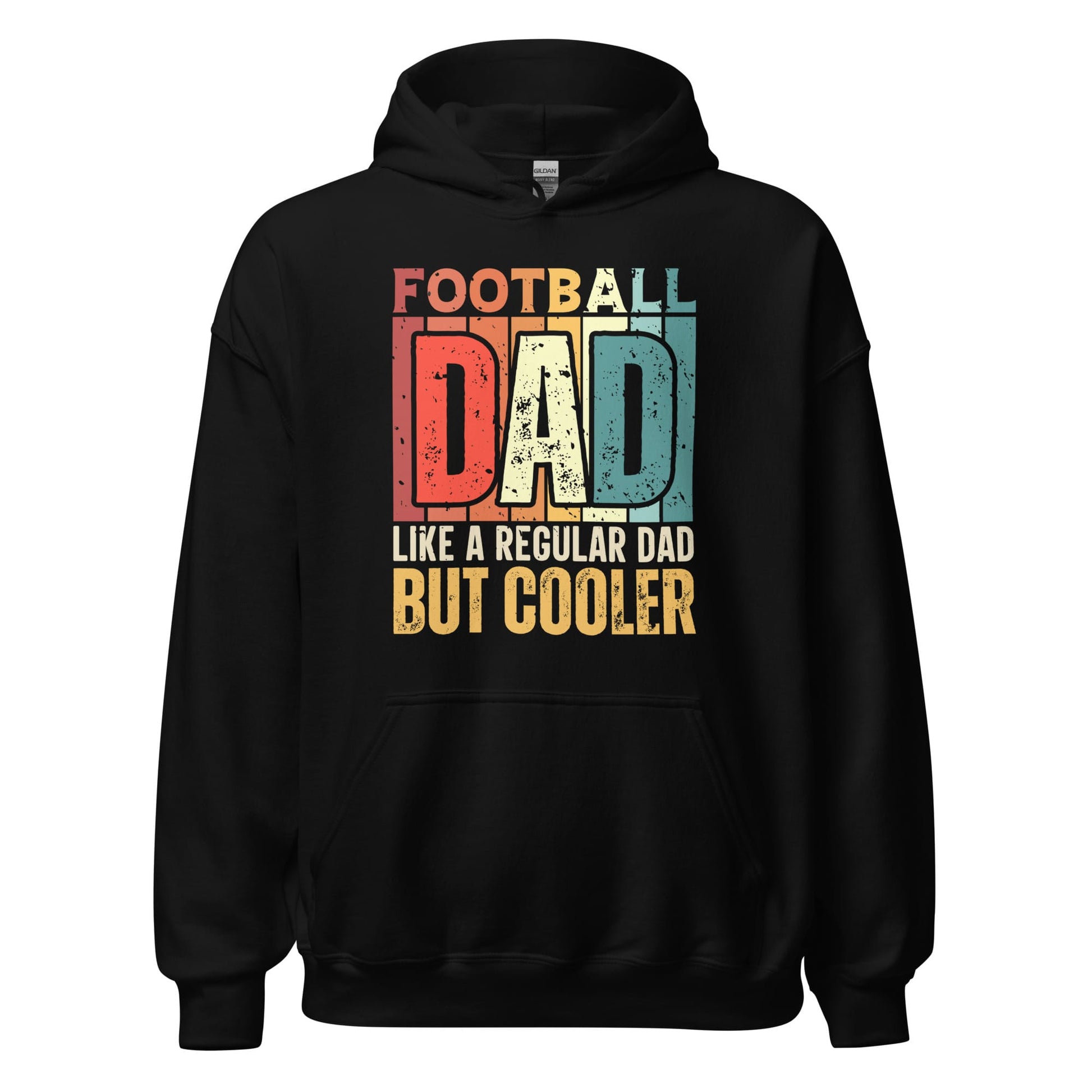 Football Dad Hoodie – Like a Regular Dad But Cooler Black / S Spirit Gear Collective Hoodie