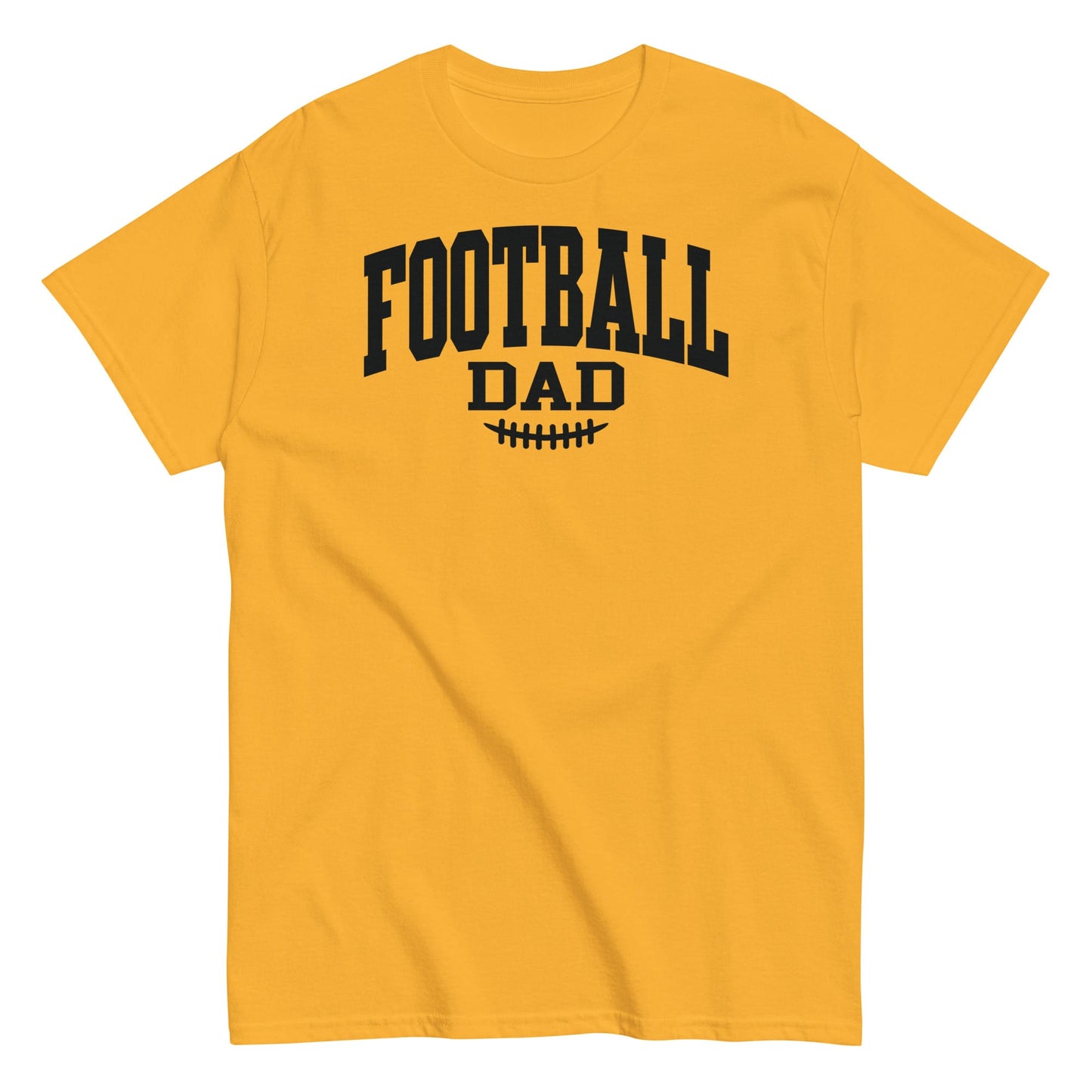 Football Dad Shirt – Bold Game Day Tee for Proud Sports Dad Gold / S Spirit Gear Collective T-Shirt