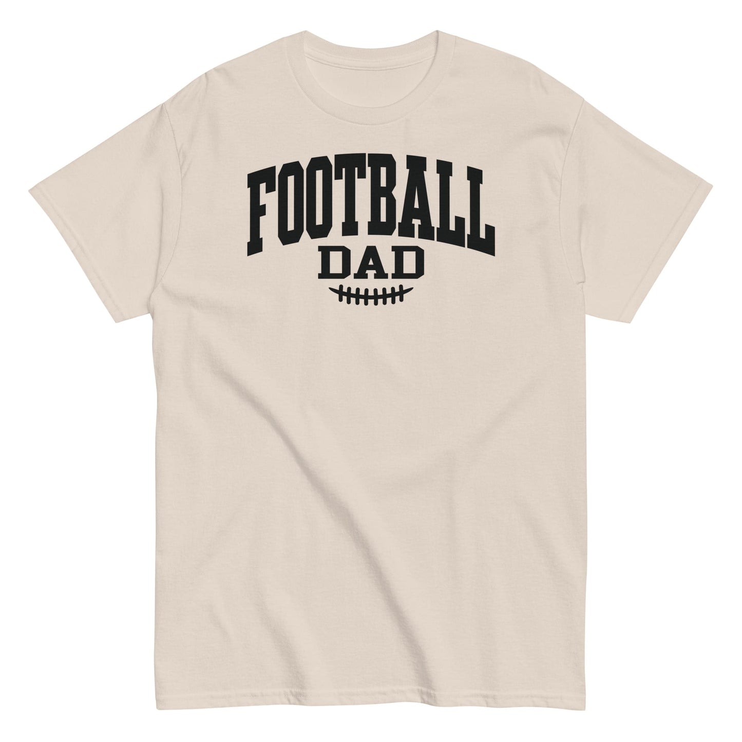 Football Dad Shirt – Bold Game Day Tee for Proud Sports Dad Natural / S Spirit Gear Collective T-Shirt